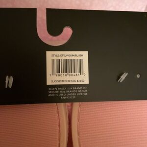 Ellen Tracy Pink corduroy slippers with memory foam sz xl (10-11) MSRP $32.00
